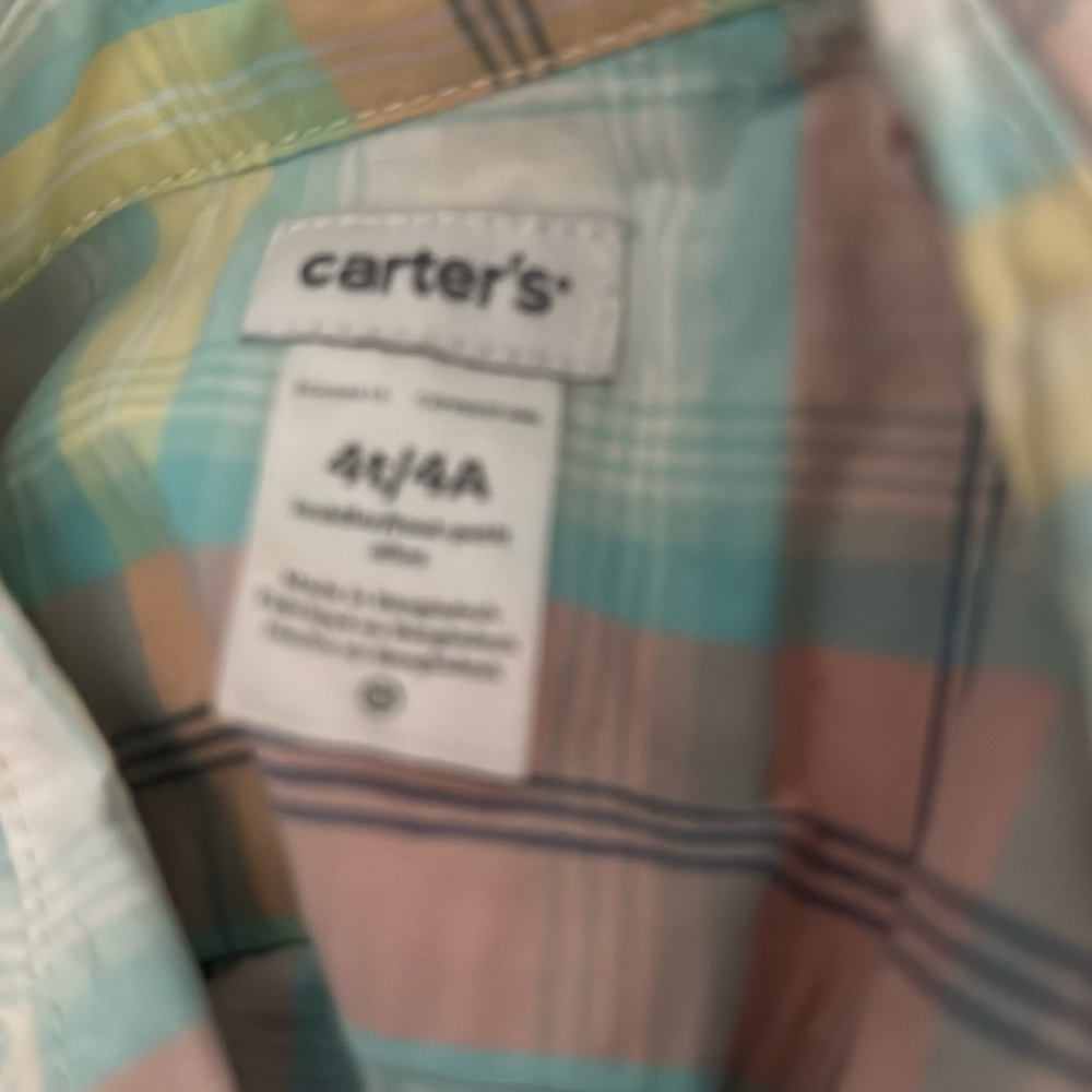 4T Long sleeve Carters shirt